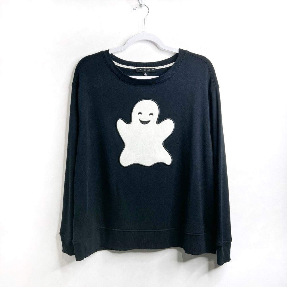Jane + Delancey Cute Ghost Plush Super Soft Crewneck Pullover NWT Size XL